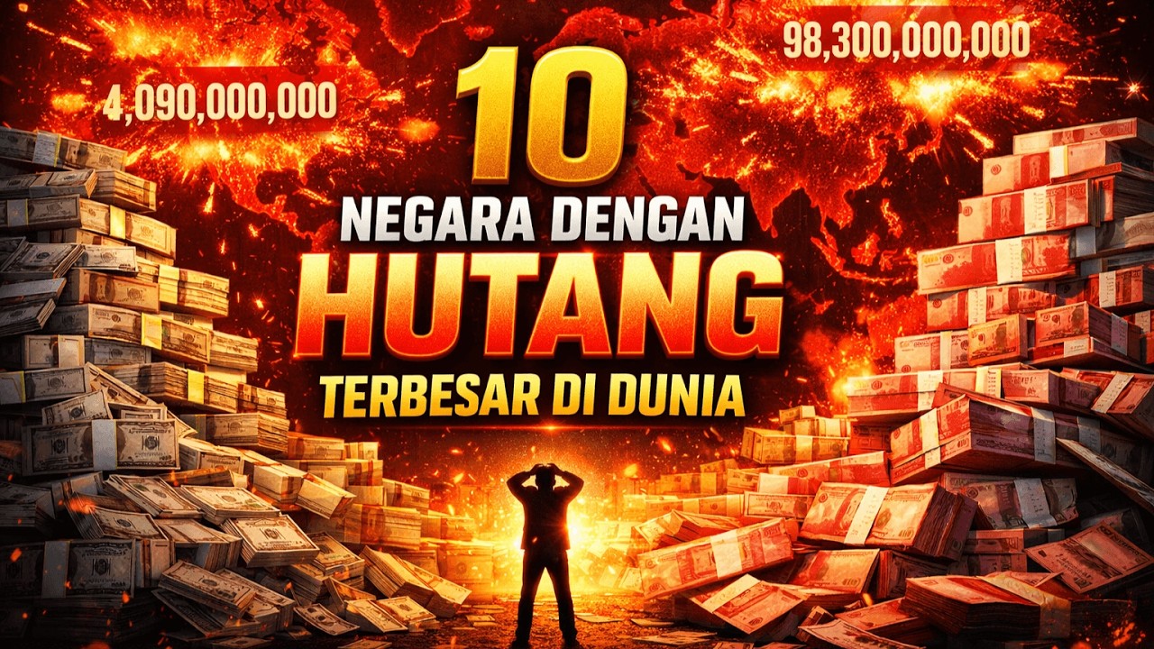 Apakah Indonesia Termasuk !! 10 Negara dengan Hutang Terbesar di Dunia !!