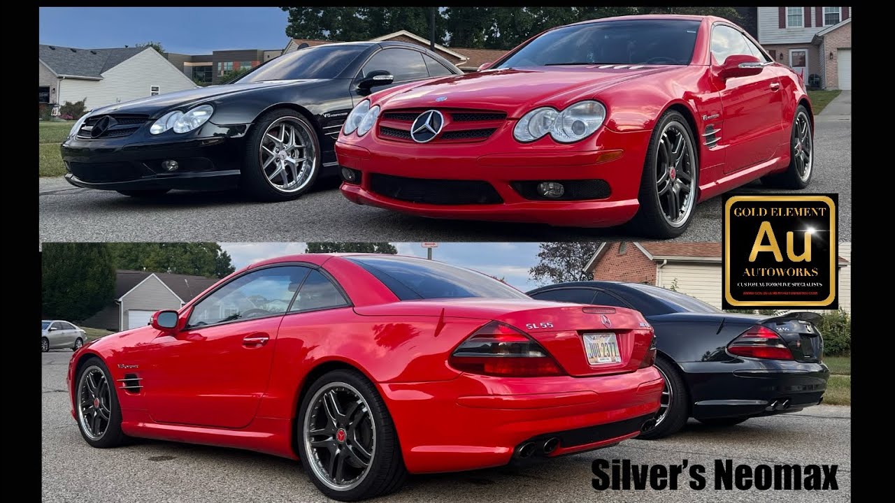 Переделка подвески Neomax Coilover от Silver / Mercedes-Benz SL55 AMG — владелец из Огайо