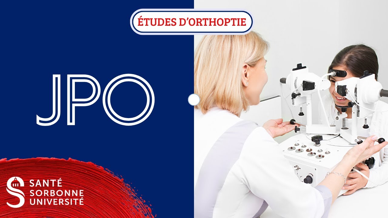 Pr&eacute;sentation des &eacute;tudes d'orthoptie