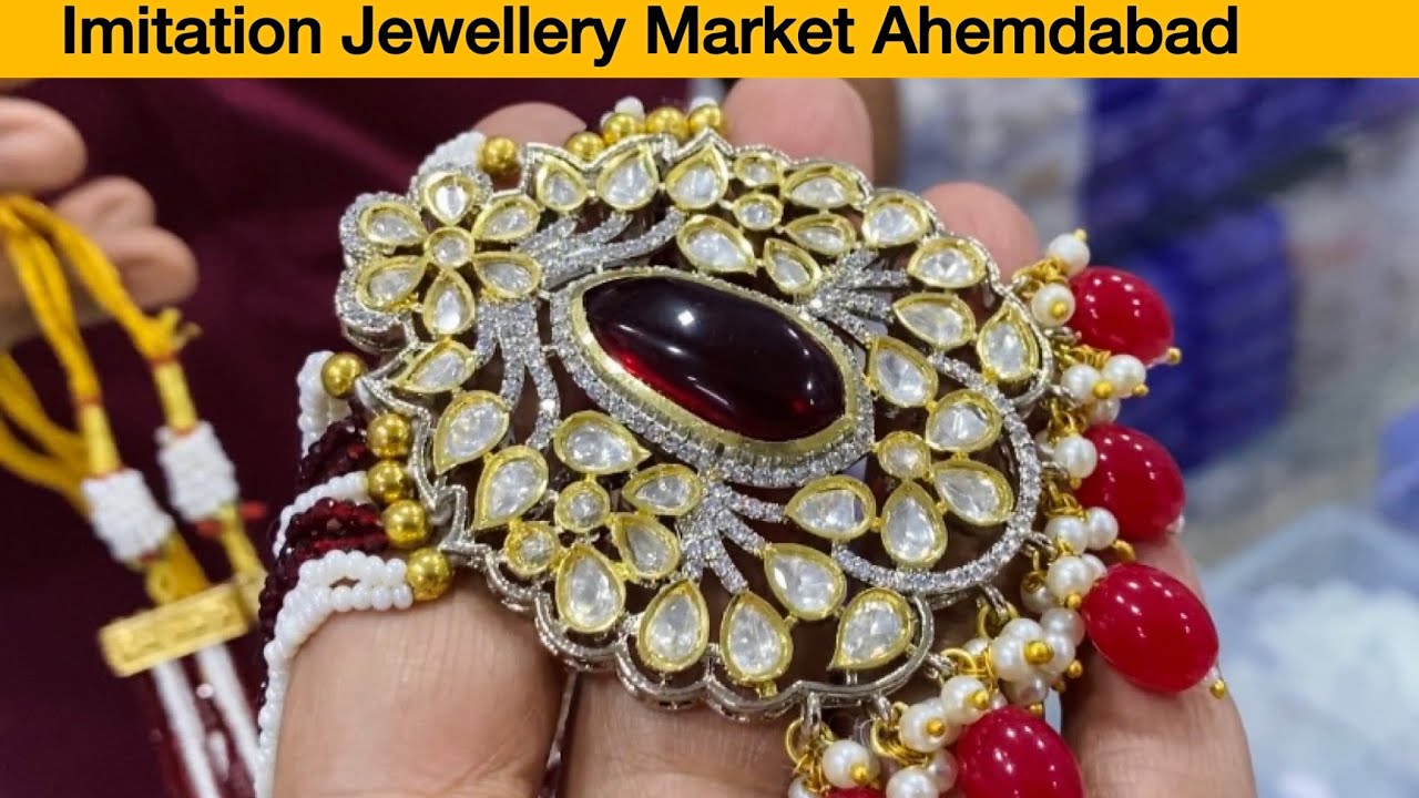 Ahemdabad Imitation Jewellery Market | Jewellery Wholesaler in Ahemdabad | Tankshal Road #jewellery