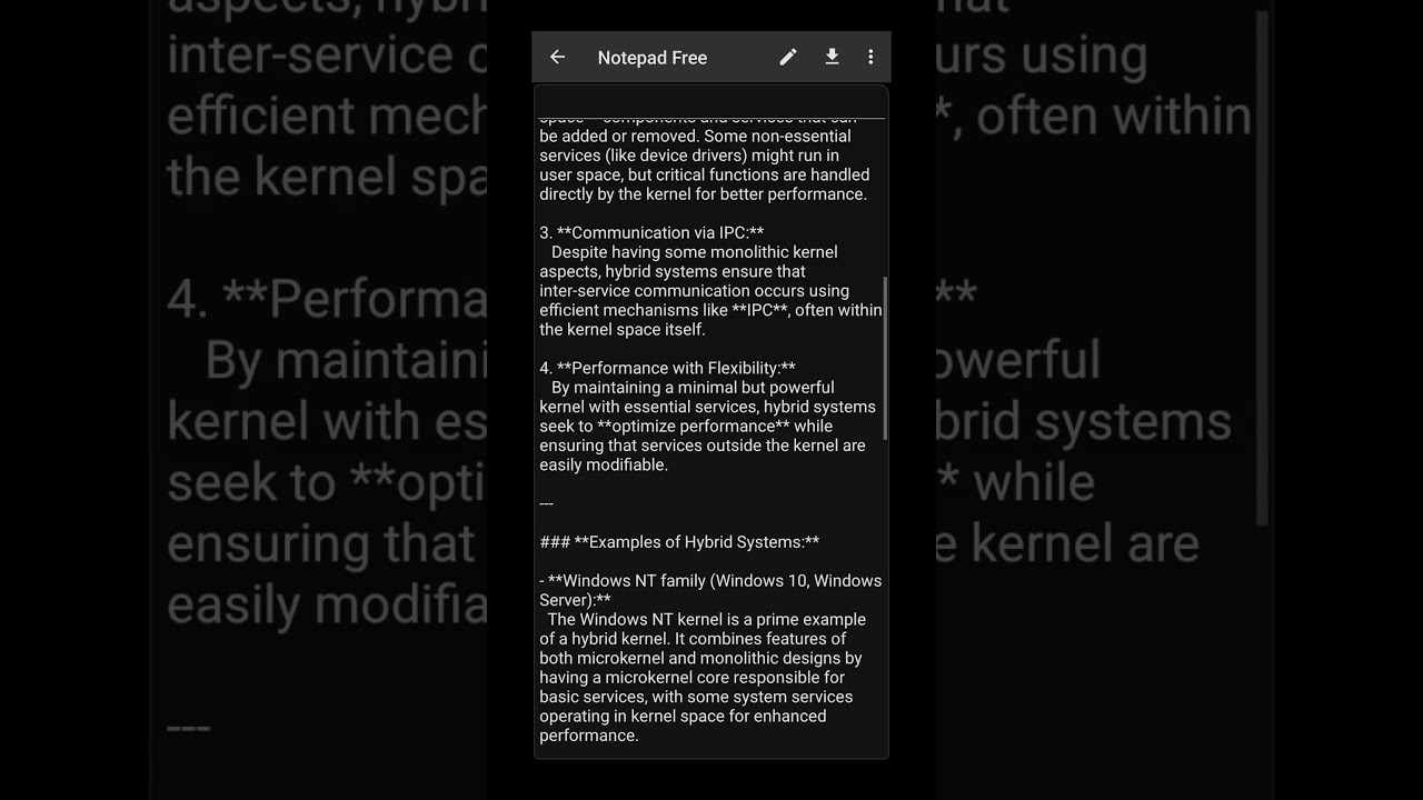 Hybrid Systems in Operating System | Deep Dive Explanation with Real-World Examples