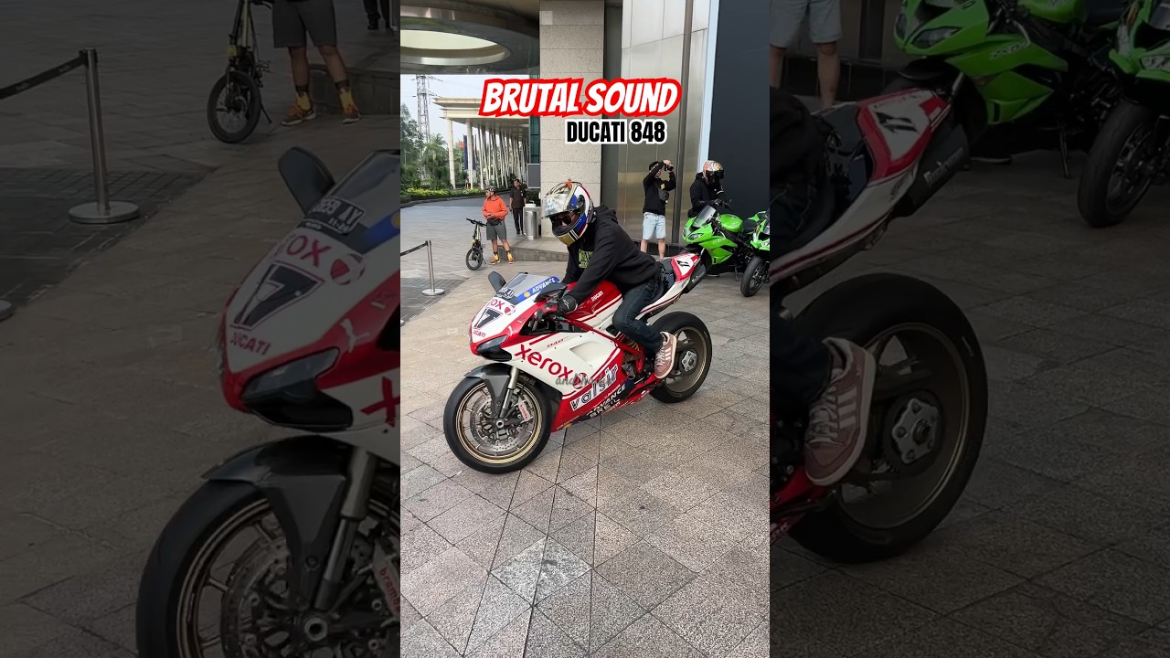 DUCATI 848 BRUTAL SOUND 😍