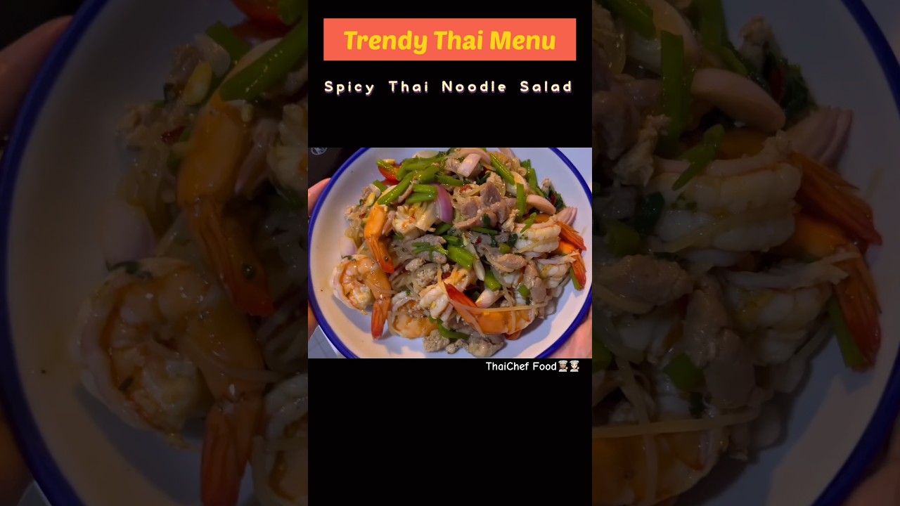 Trendy Thai menu🌶️ #shortvideo #shortsvideo #shortsyoutube #shortsviral #shortsfeed #cooking #easy