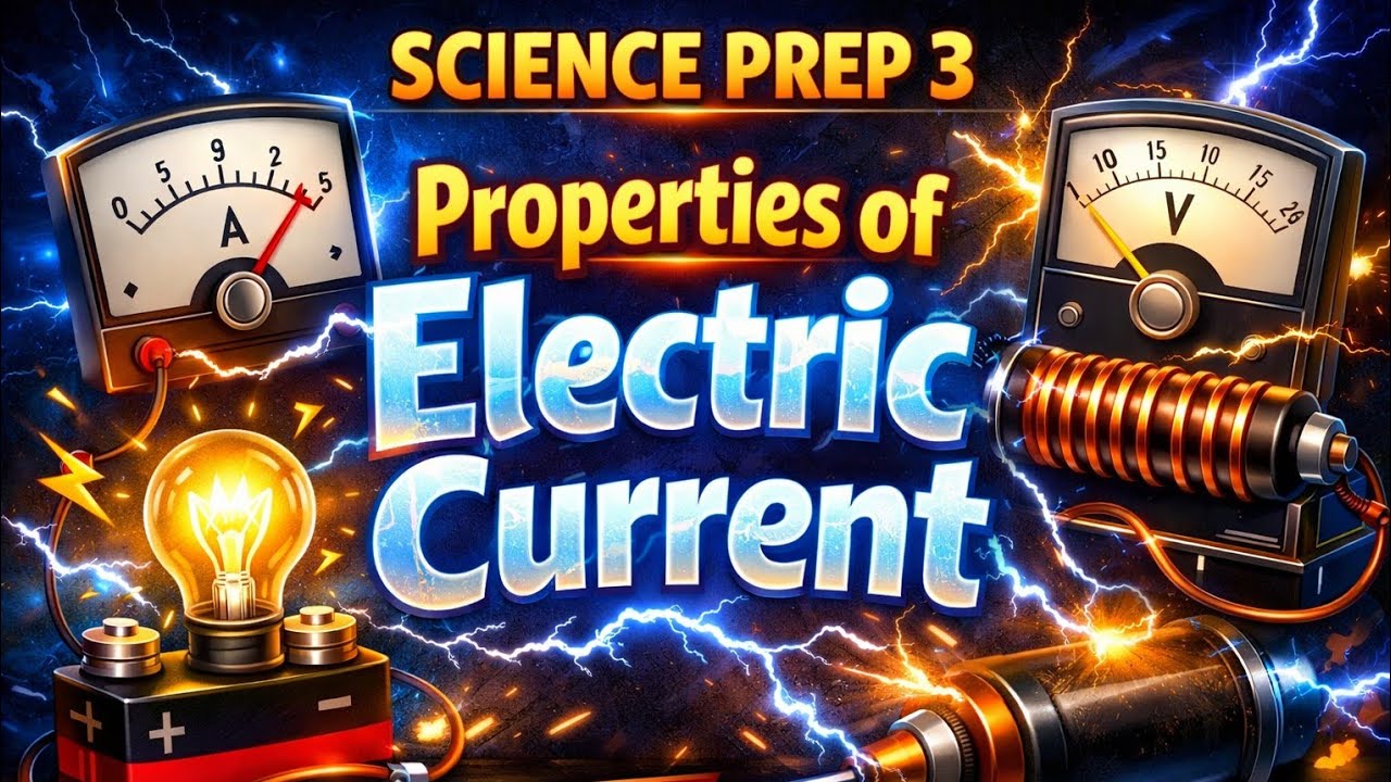 شرح  lesson1/unit2/properities of electric current/prep3
