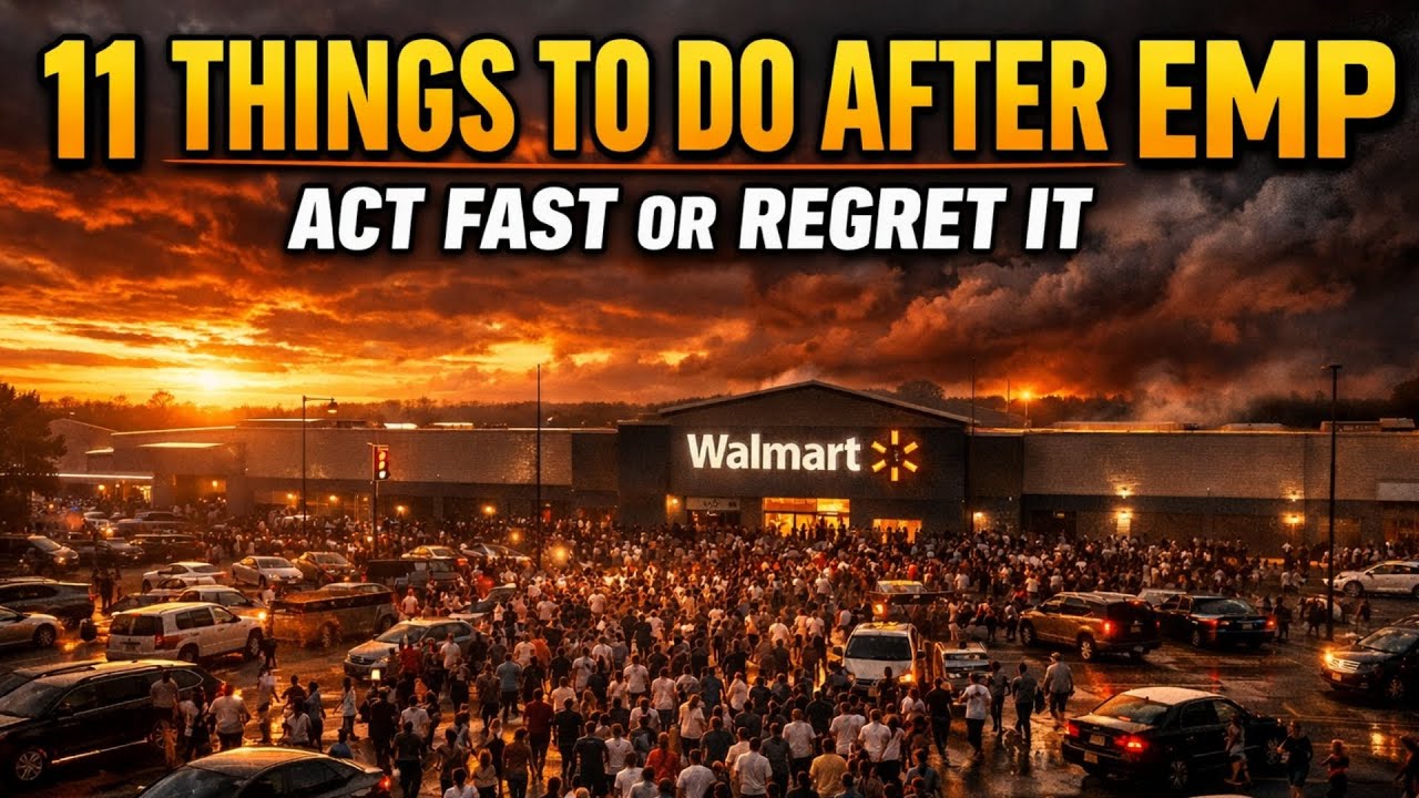 11 THINGS DO THIS IMMEDIATELY After An EMP (Write This Down)