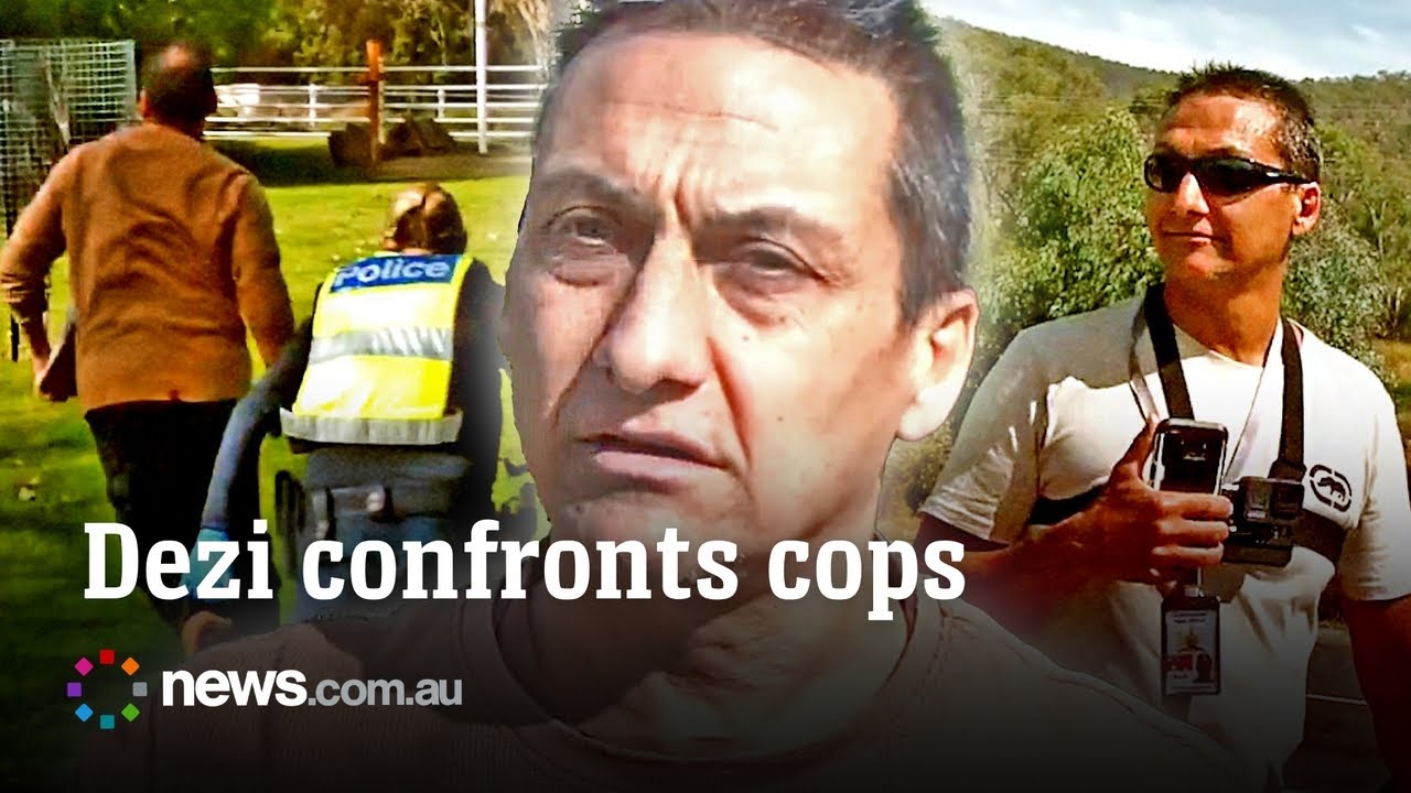 Video emerges of alleged cop killer Dezi Freeman confronting police