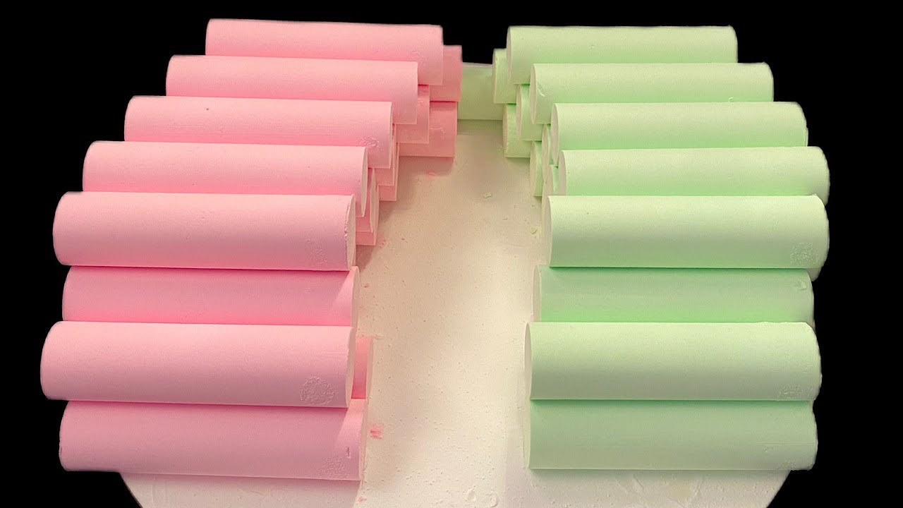 ASMR Baking soda Crispy poles🍡