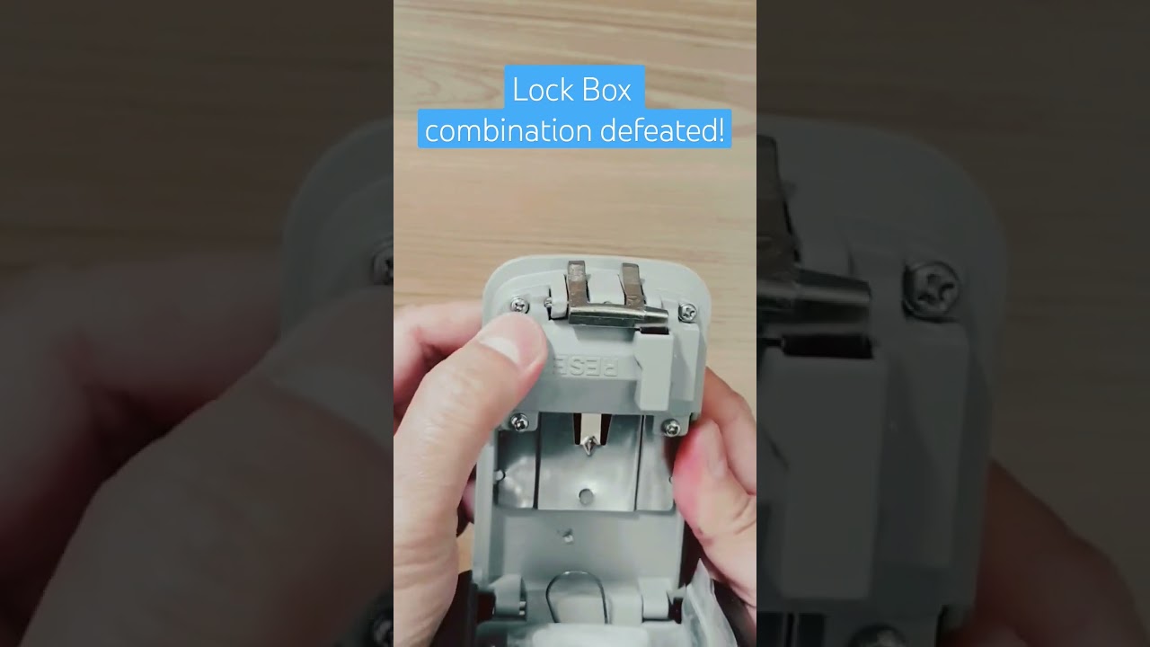 Lock Box Combination Defeated #lockpicking #lockbox #security #lock