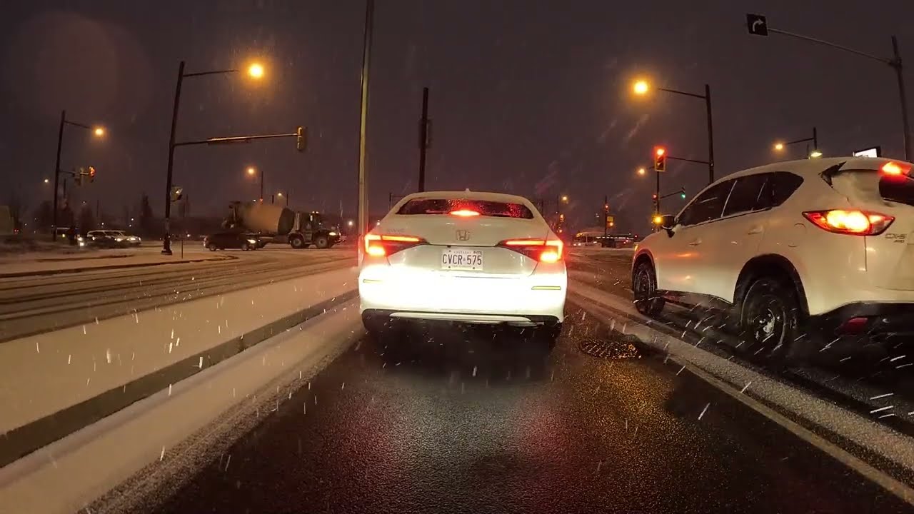 ❄️Drive from Vaughan To Oshawa / 7-26❄️Ontario-Canada