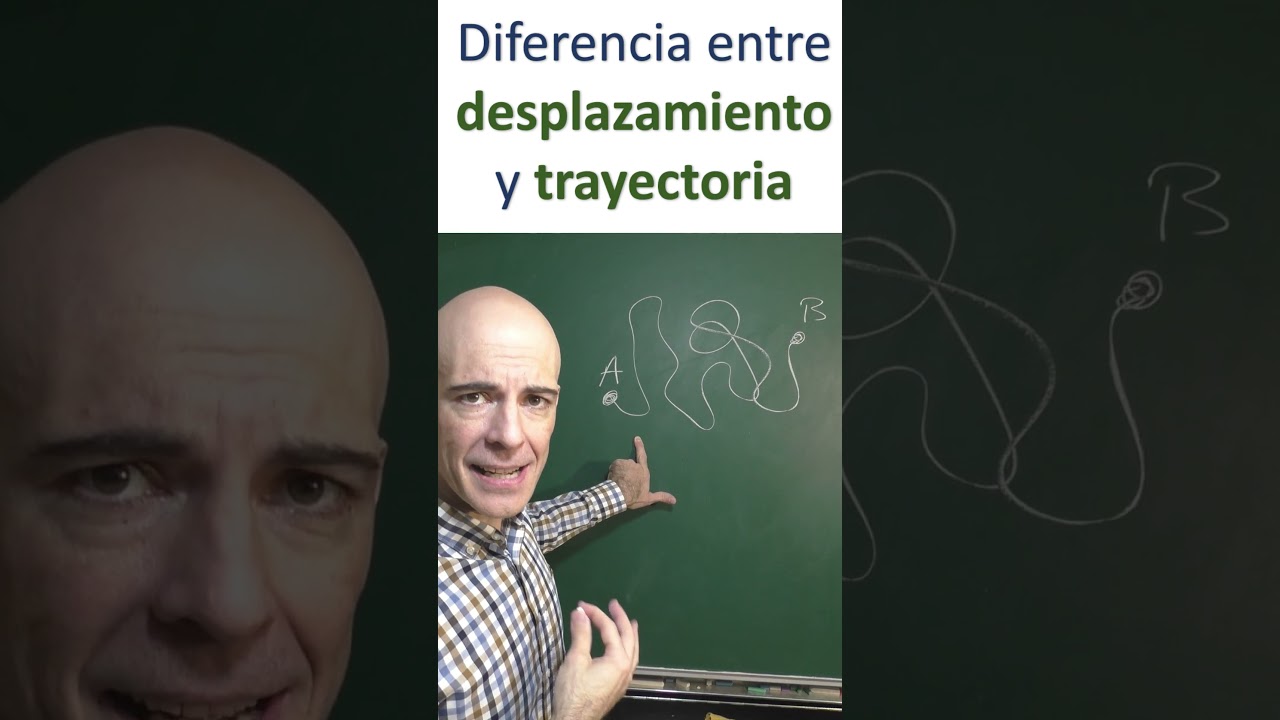 Diferencia entre trayectoria y desplazamiento
