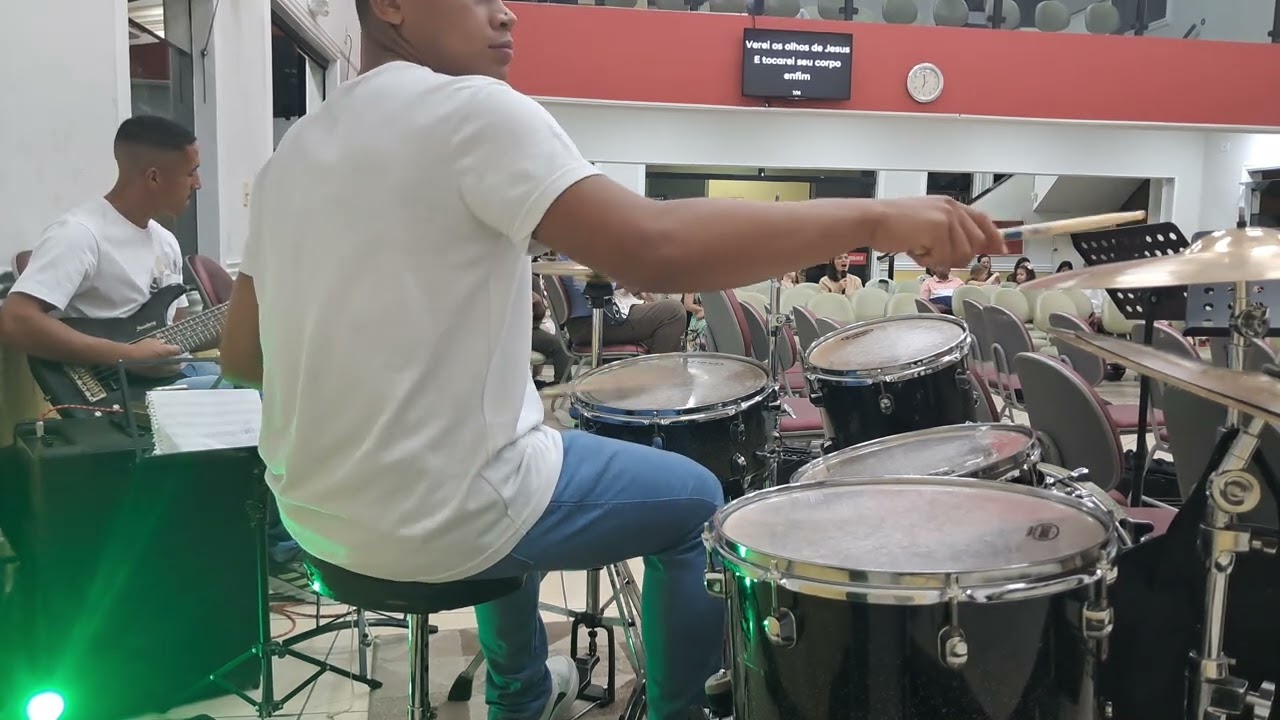 Hino / Além do Rio Azul/ Edu Drums #worship 