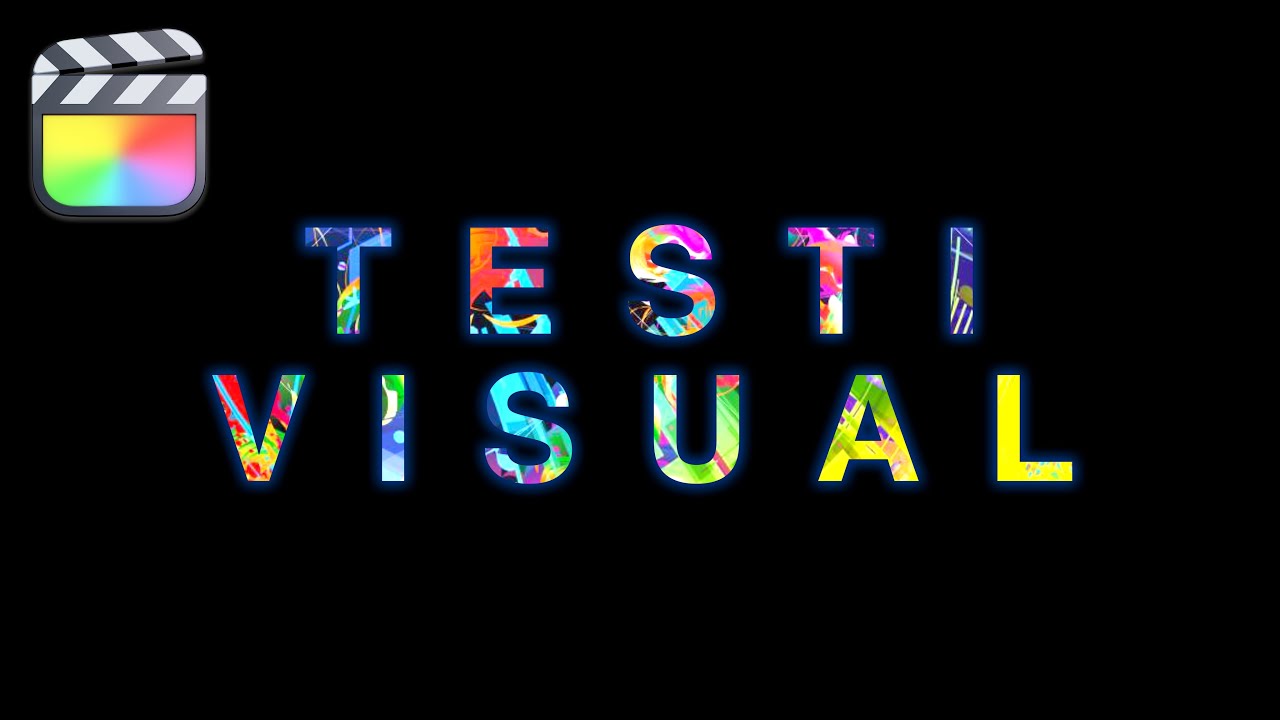 TESTI FINAL CUT - Effetto Stencil su Titoli animati in final cut pro - Tutorial Ita