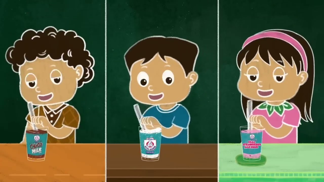 Bear brand milk choco starberry TVC 2018