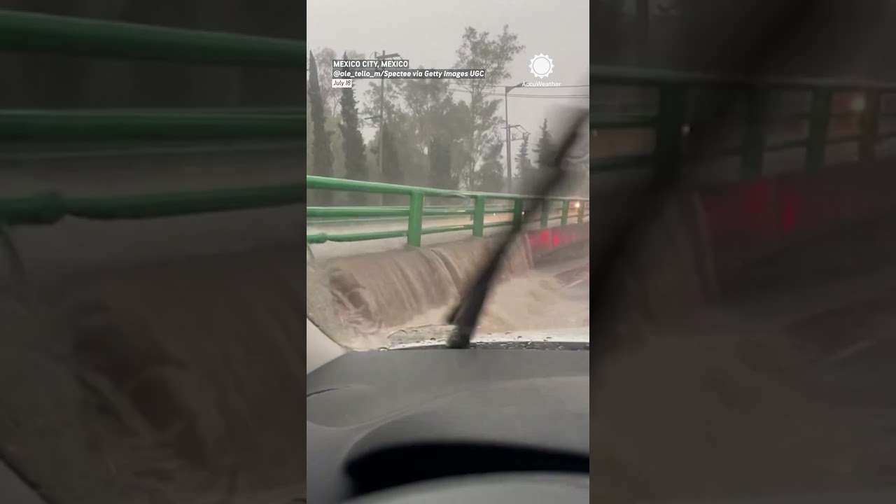 Mexico City Flooding: Heavy Rain Causes Flooded Streets In Mexico