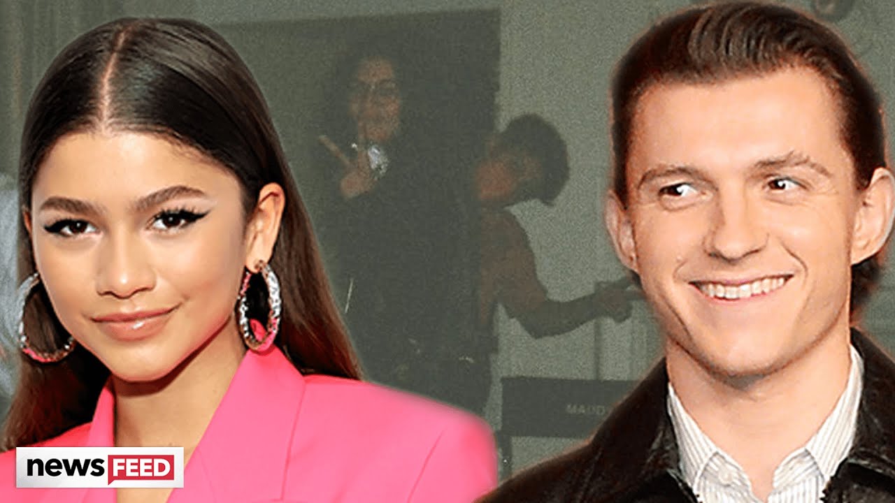 Tom Holland SPOTTED Peeping Behind Zendaya On Euphoria Set?!