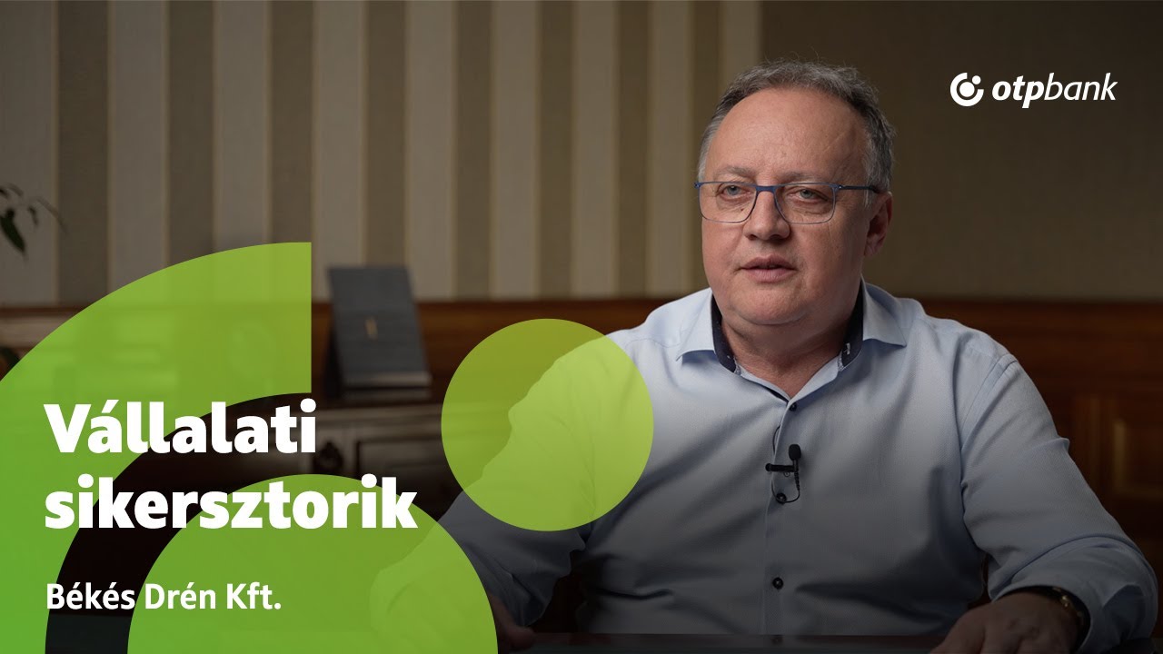 A B&eacute;k&eacute;s Dr&eacute;n Kft. sikert&ouml;rt&eacute;nete &ndash; &Uuml;zleti Kiv&aacute;l&oacute;s&aacute;g&eacute;rt OTP D&iacute;j