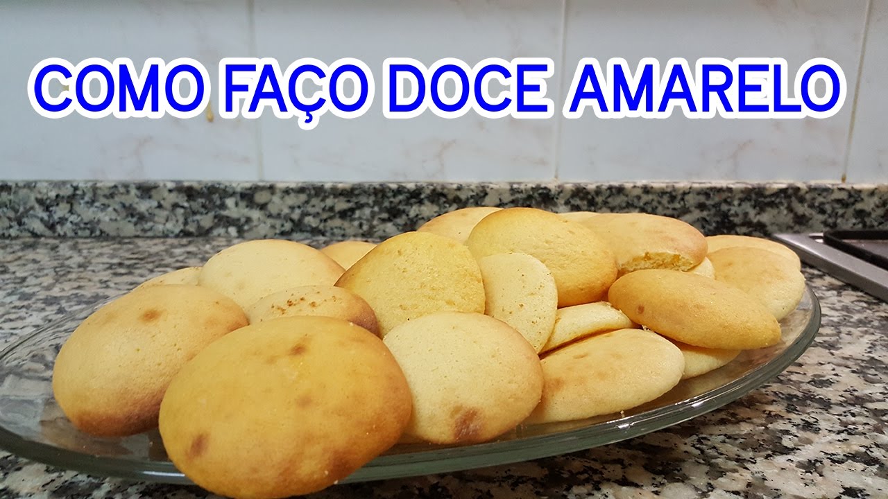 Como Faço Doce Amarelo (Doce de Gema)