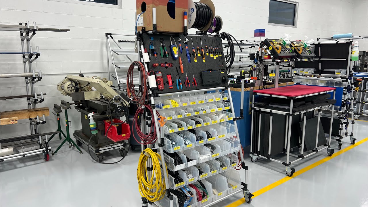 Gemba Pipe Electrical / IT Build Cart