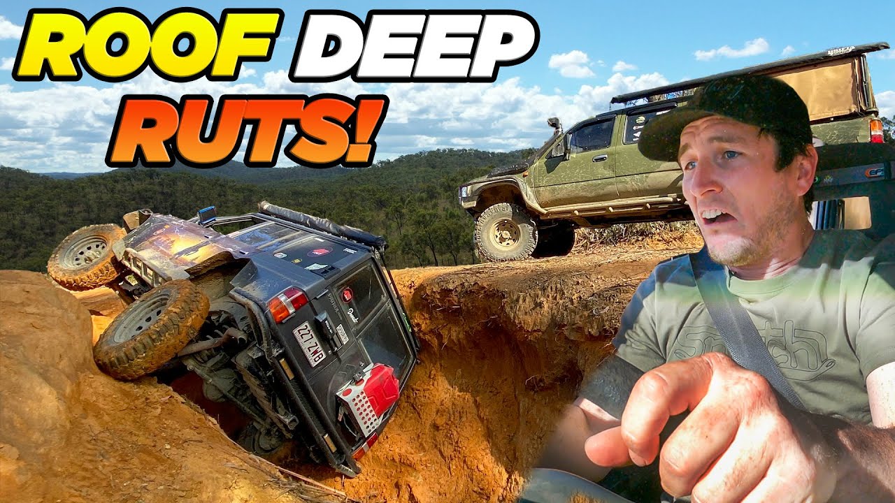 MONSTER Rock Steps makes Jesse shake on camera - Budget Built 4WDs pushed past their limit!