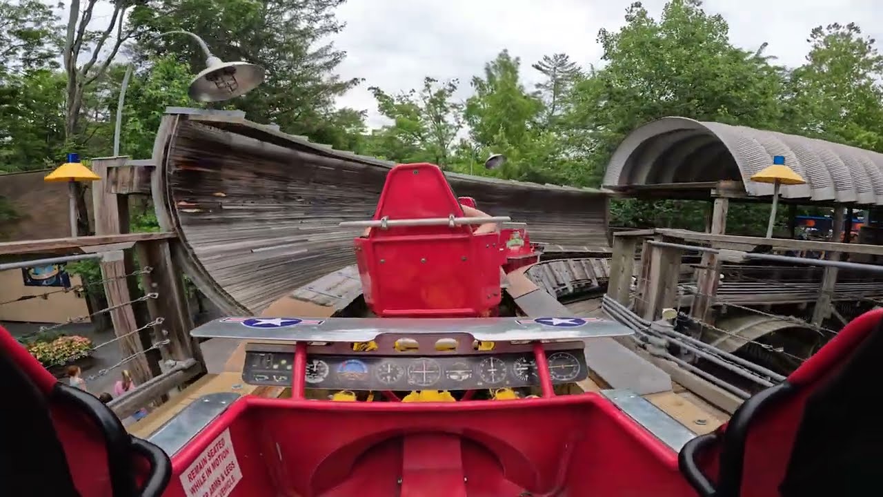 TRACKLESS Bobsled Coaster - Flying Turns Knoebels POV [UPGRADED 2022]
