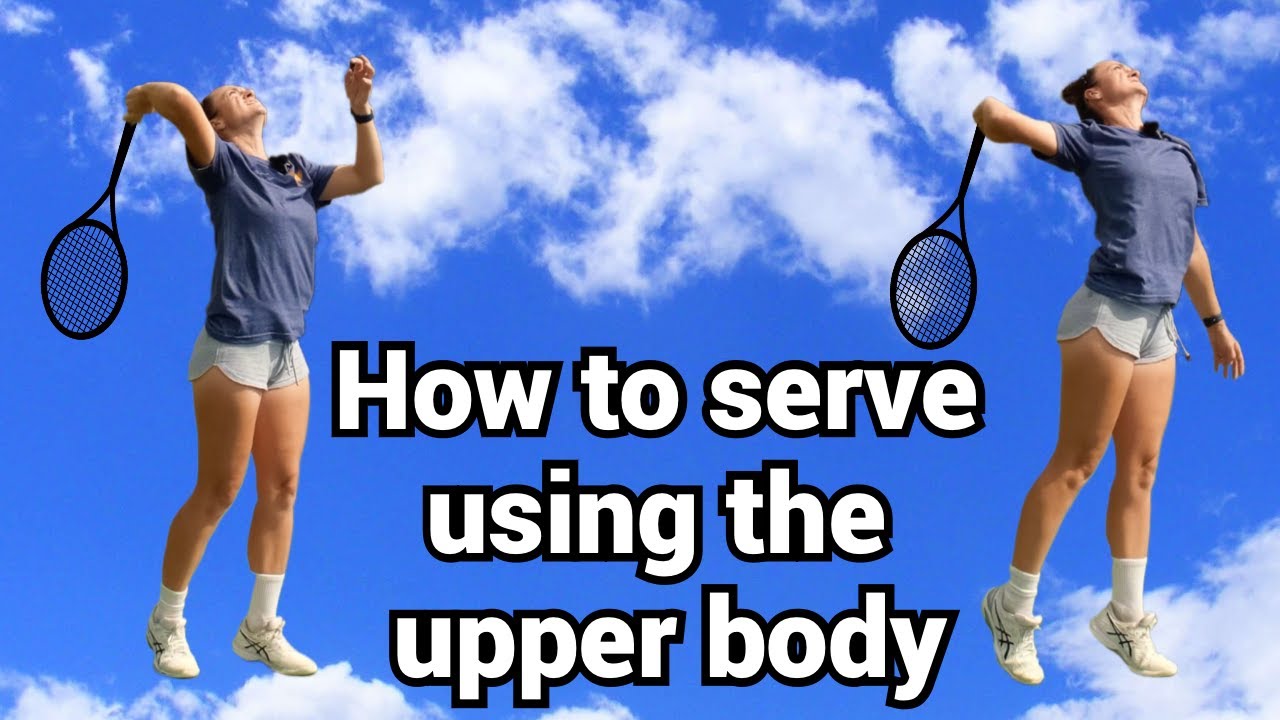 How to find out if you use upper body rotation on the serve