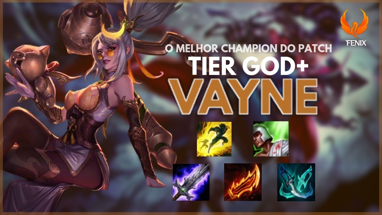 O MELHOR CHAMPION DO PATCH *TIER GOD+* - VAYNE ADC GAMEPLAY [PT-BR]