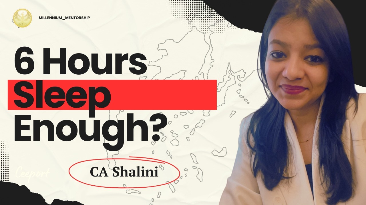 How Many Hours Should CA Students Sleep? 😴 Truth No One Tells You!