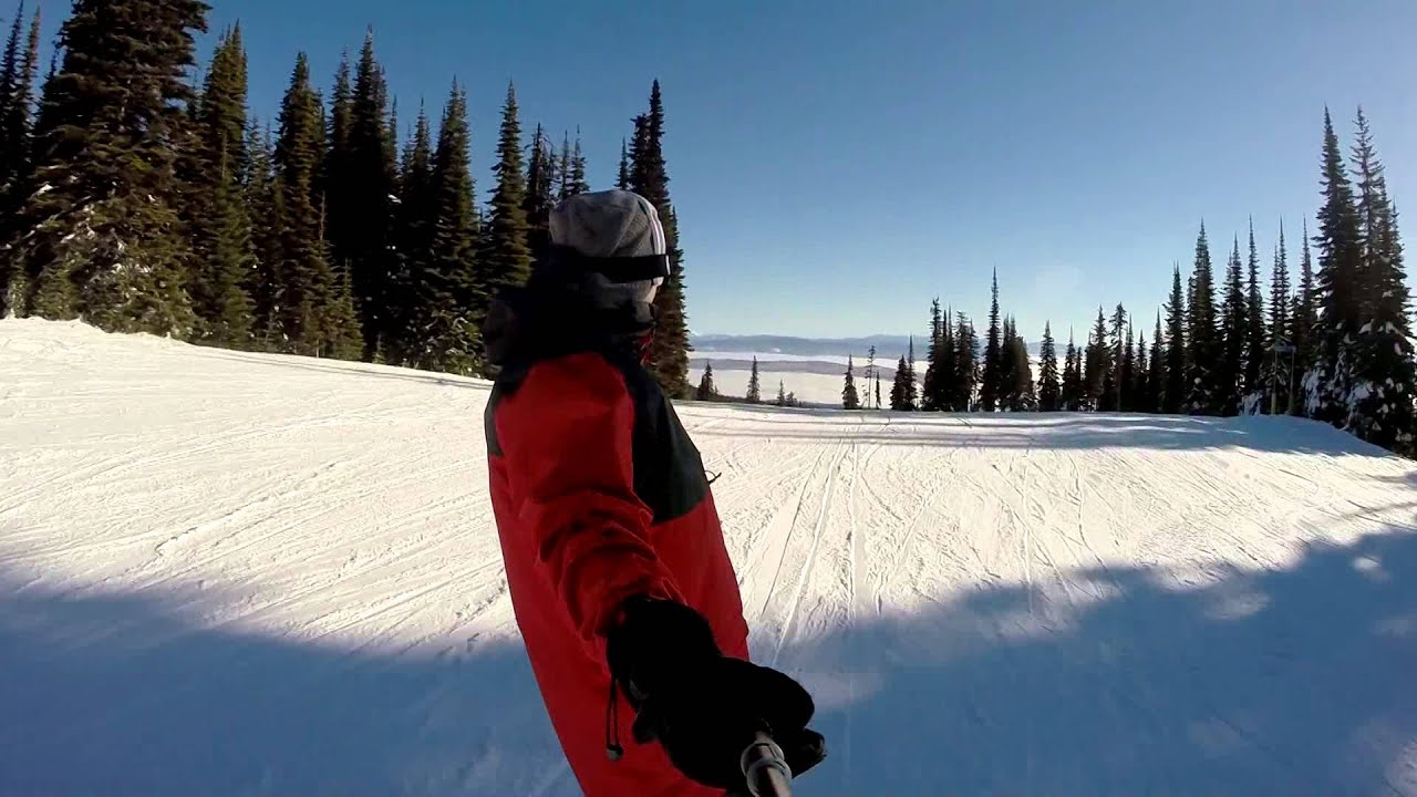 Full run at Silver Star Mountain Resort