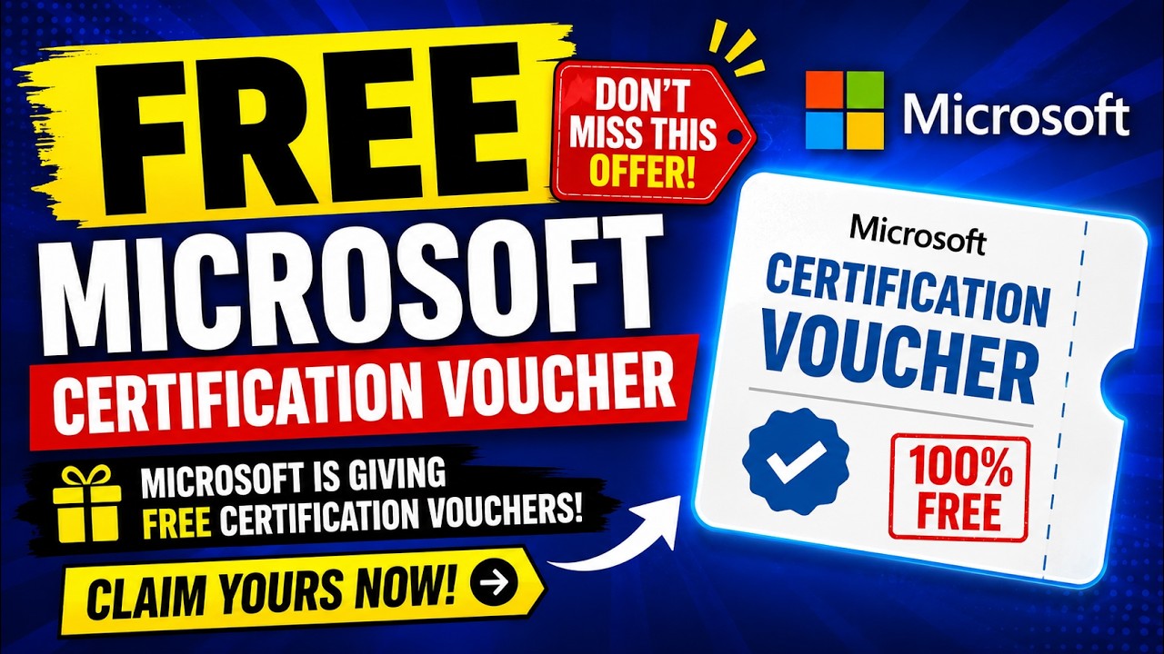 FREE Microsoft Certification Voucher &mdash; Don't Miss This Offer!