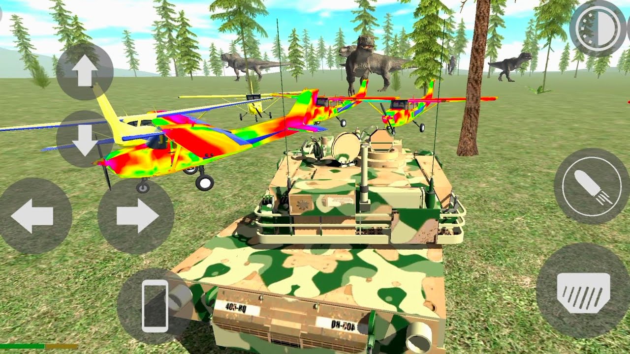 Indian Bikes Driving 3D All DINOSAUR attack my New Army tank