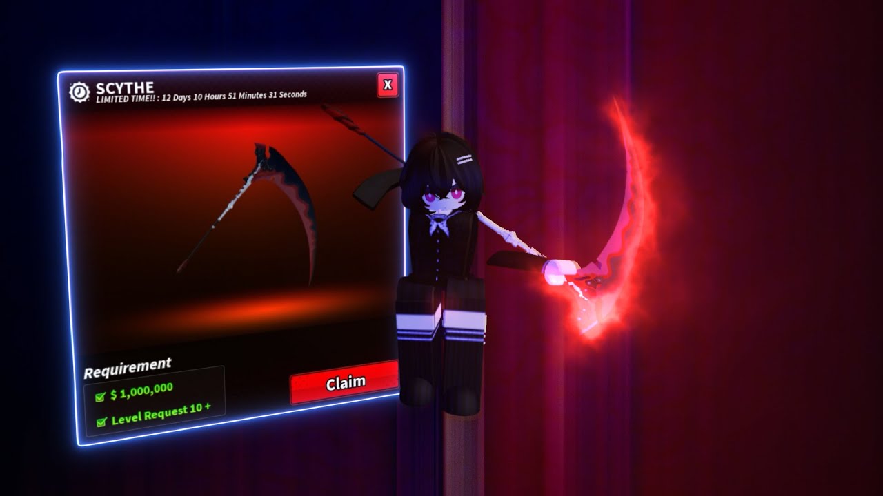 NEW Scythe Gameplay In Hunty Zombies [ROBLOX]