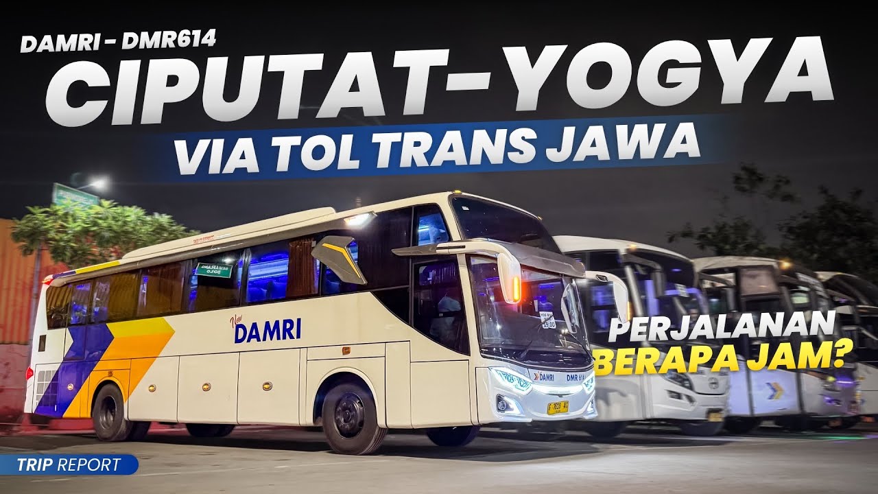RUTE GHAIB MILIK DAMRI??? 🤔😯 | Trip Report DAMRI 614 (Ciputat-Yogyakarta)