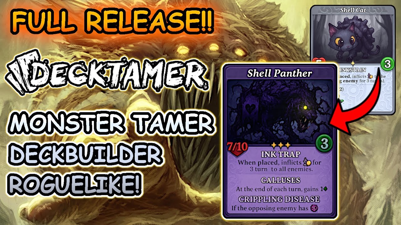 This INCREDIBLE NEW Roguelike Blends Deckbuilding, Monster Collecting And Evolution! | Decktamer