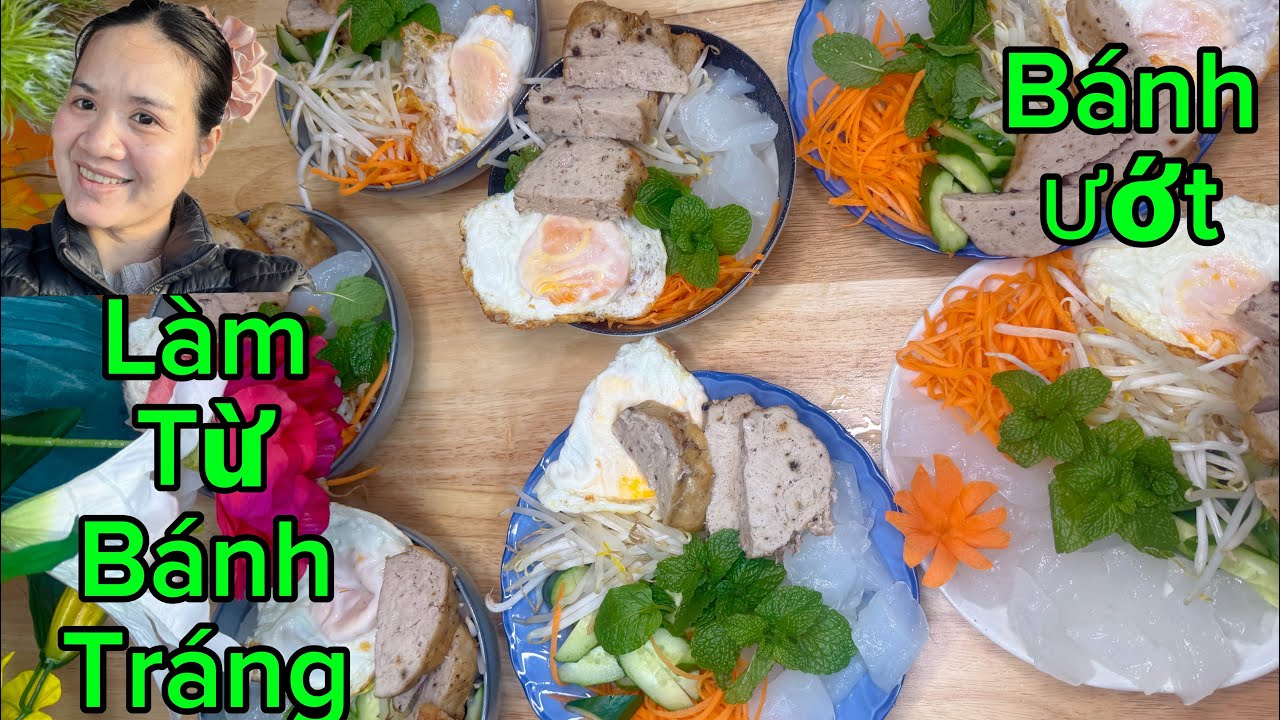 Cách làm bánh ướt từ bánh tráng dễ làm tại nhà #banhuot#nauan #banhuotlamtubanhtrang#bepnhaxavia