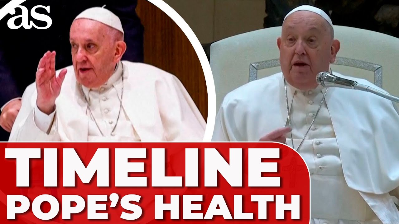 TIMELINE of the POPE FRANCIS'S HEALTH STATUS over the YEARS