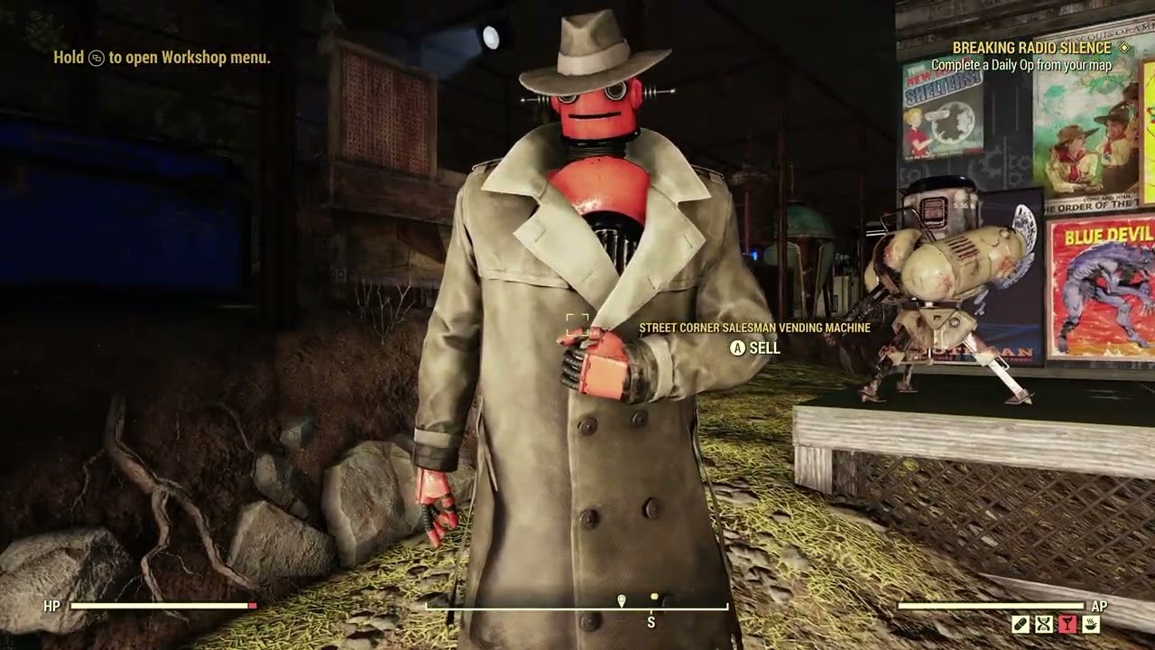 Fallout 76 Street Corner Salesman Review - Vending Machine