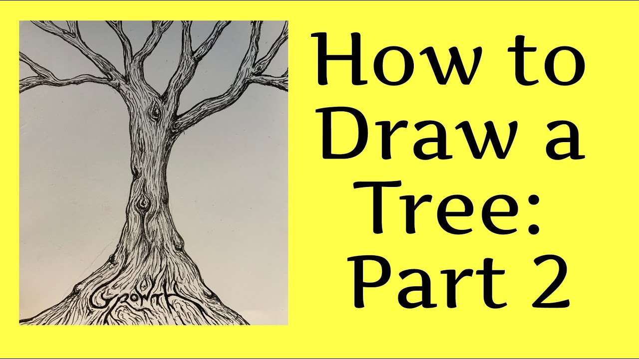 How to Draw a Tree: Adding Texture