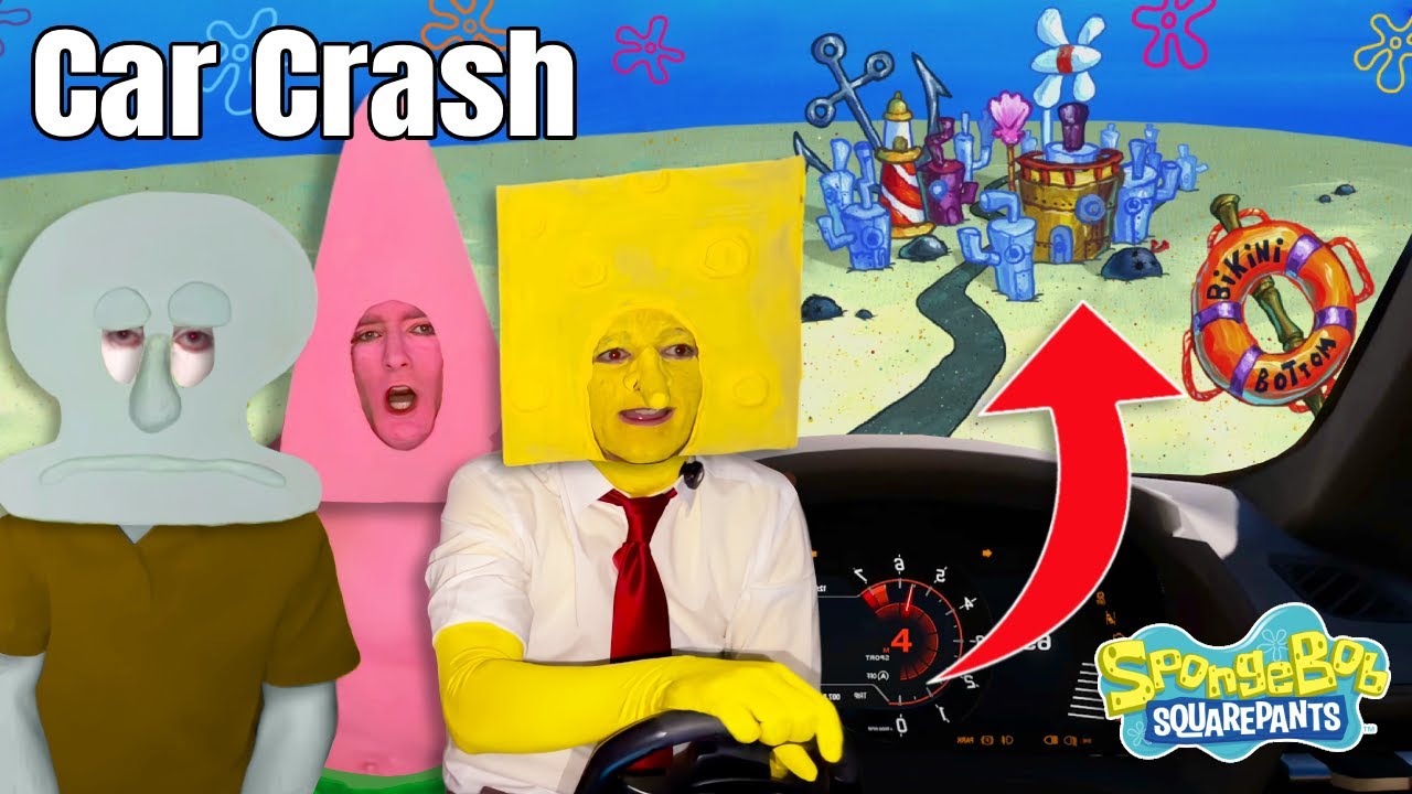 SpongeBob Roleplays Deadly Car Accidents