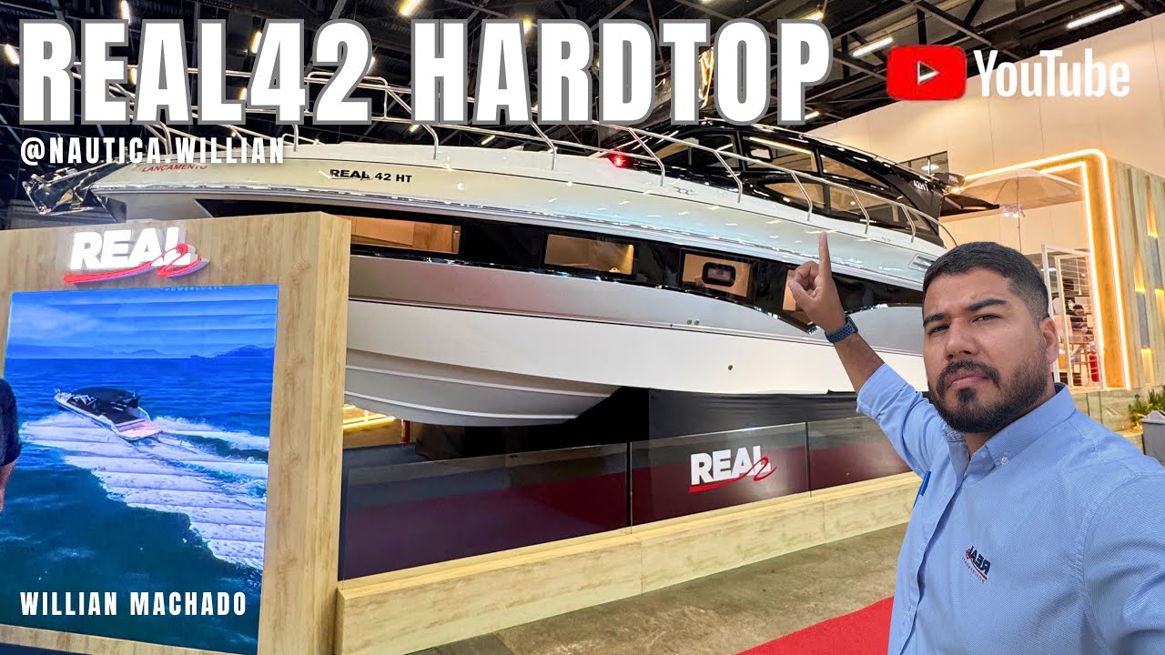 Quer comprar uma lancha de luxo com motor de popa ? Boat Show 2025 conheça a Real 42 HT Review Full