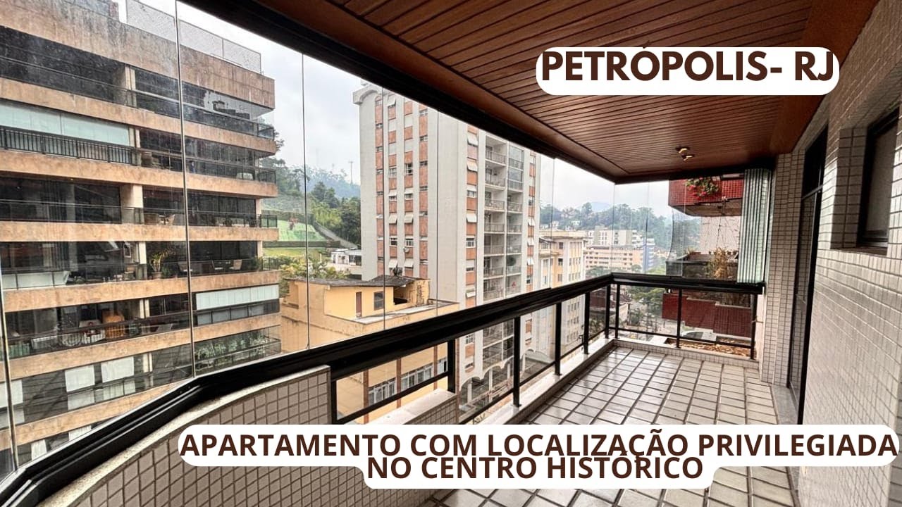 Excelente Apartamento 03 Quartos, 01 Suíte, Localização Privilegiada - Centro, Petrópolis/RJ