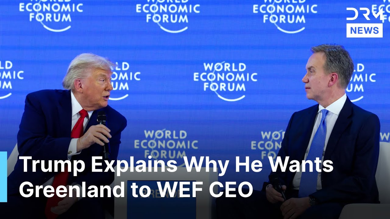 Trump Asked Why Do You Want Greenland, Watch His Response at World Economic Forum | AC1G