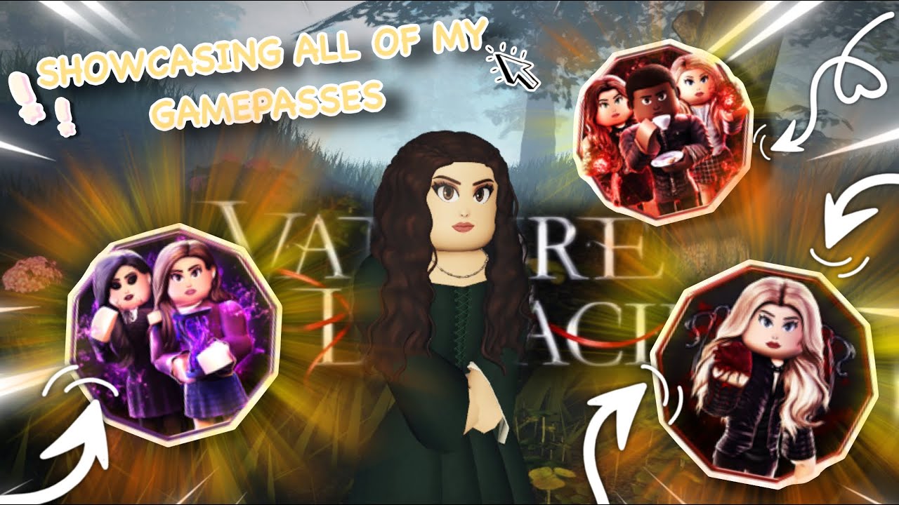 Showcasing ALL of the gamepasses i own in THE VAMPIRE LEGACIES 2…
