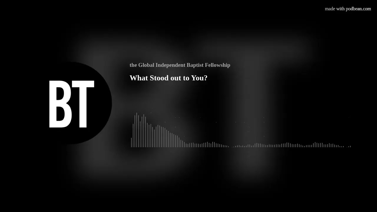 What Stood out to You?