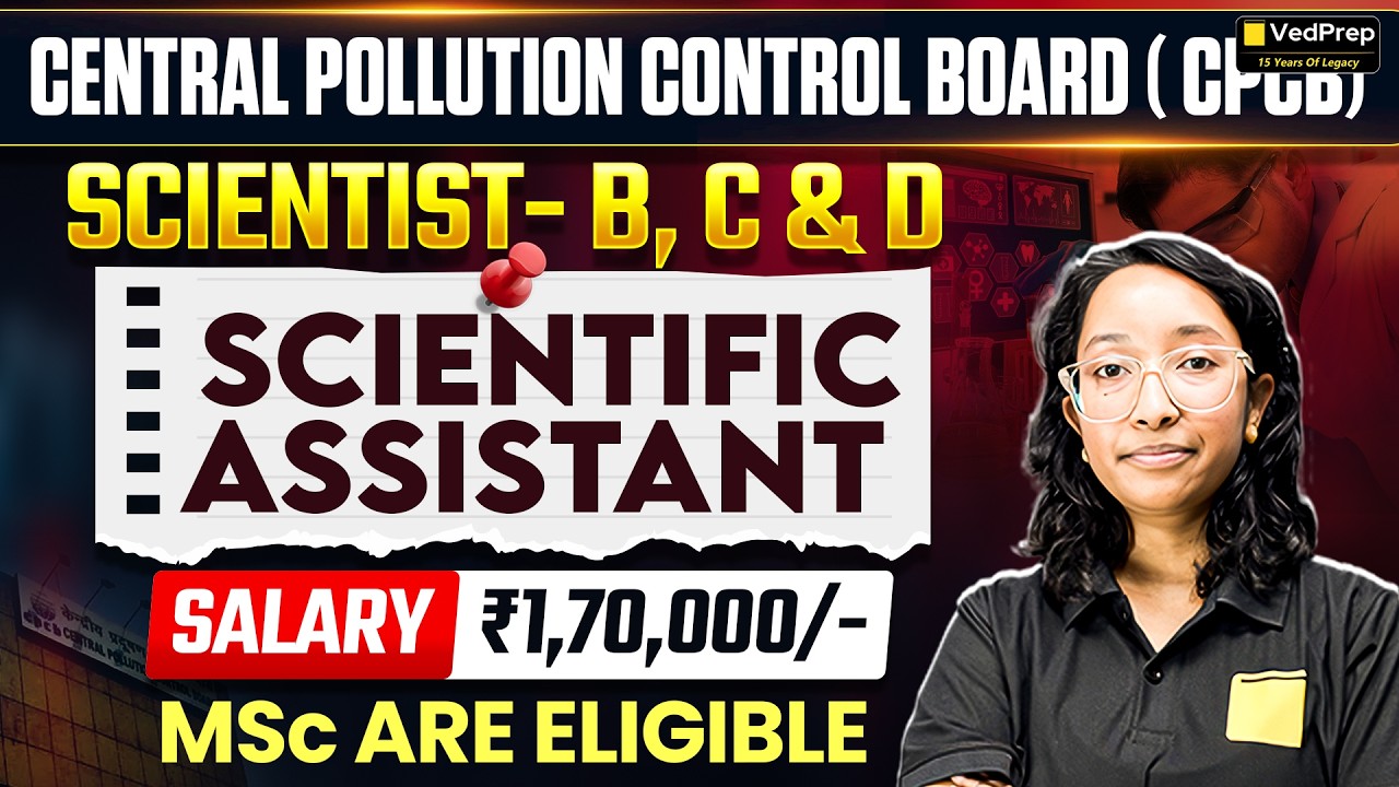 Scientist B, C, D Vacancies: CPCB 2026 Recruitment Out Now!
