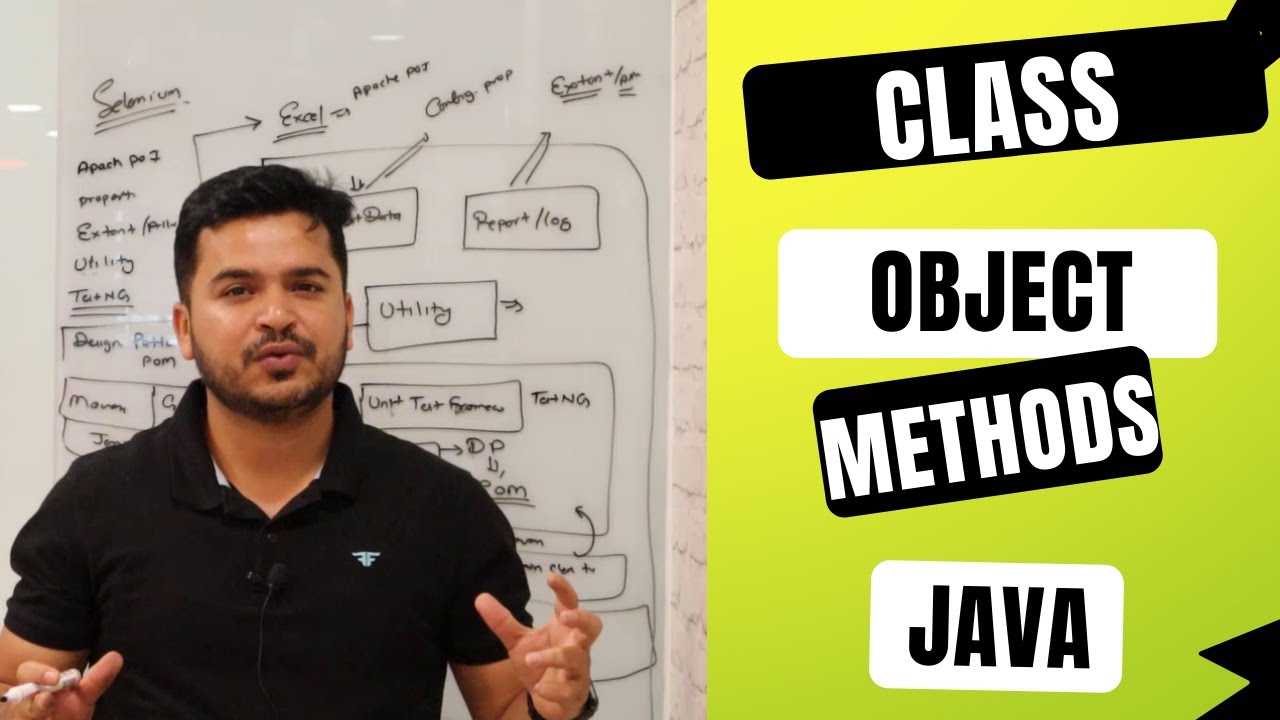 Basic guide for Class Objects and Methods in Java for Selenium Webdriver