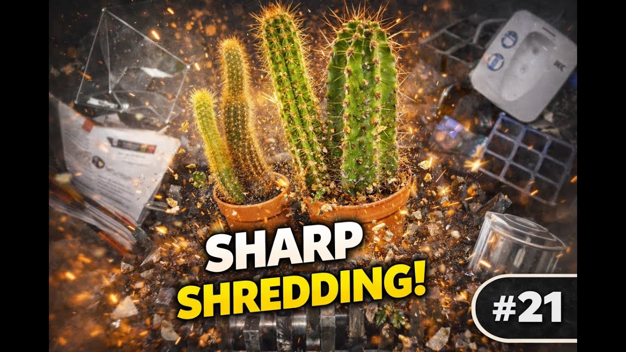CACTUS vs SHREDDER! 🌵💥 SHARP & EXTREME! | #21