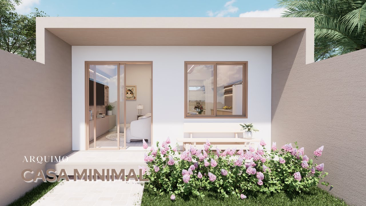 Pequena por Fora, Gigante por Dentro: Casa Minimal de 30m²
