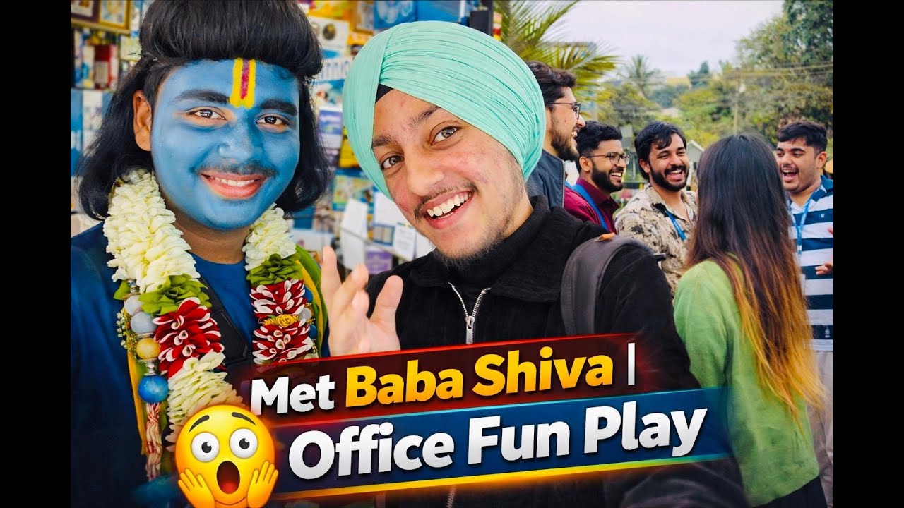 Met Baba Shiva 😱😍 II Office Mein Masti 😜 II Good Vibes! 
