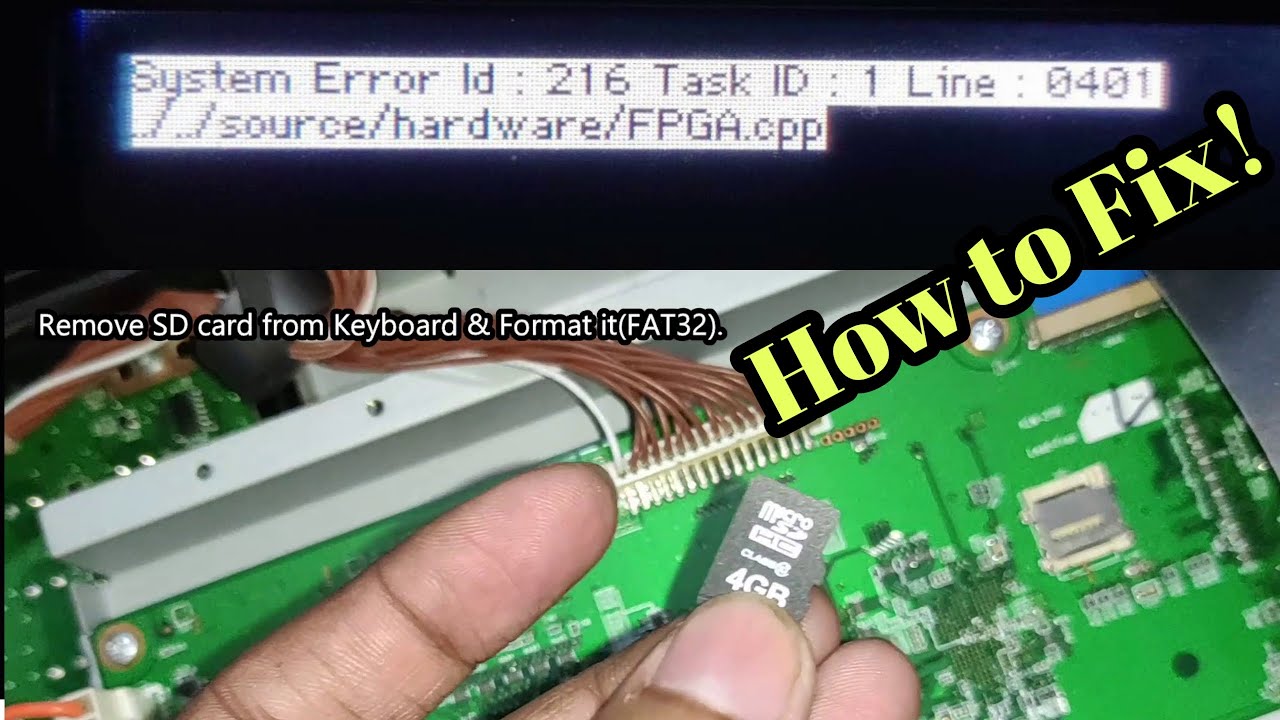 How to Fix: KORG Krome System Error Id: 216