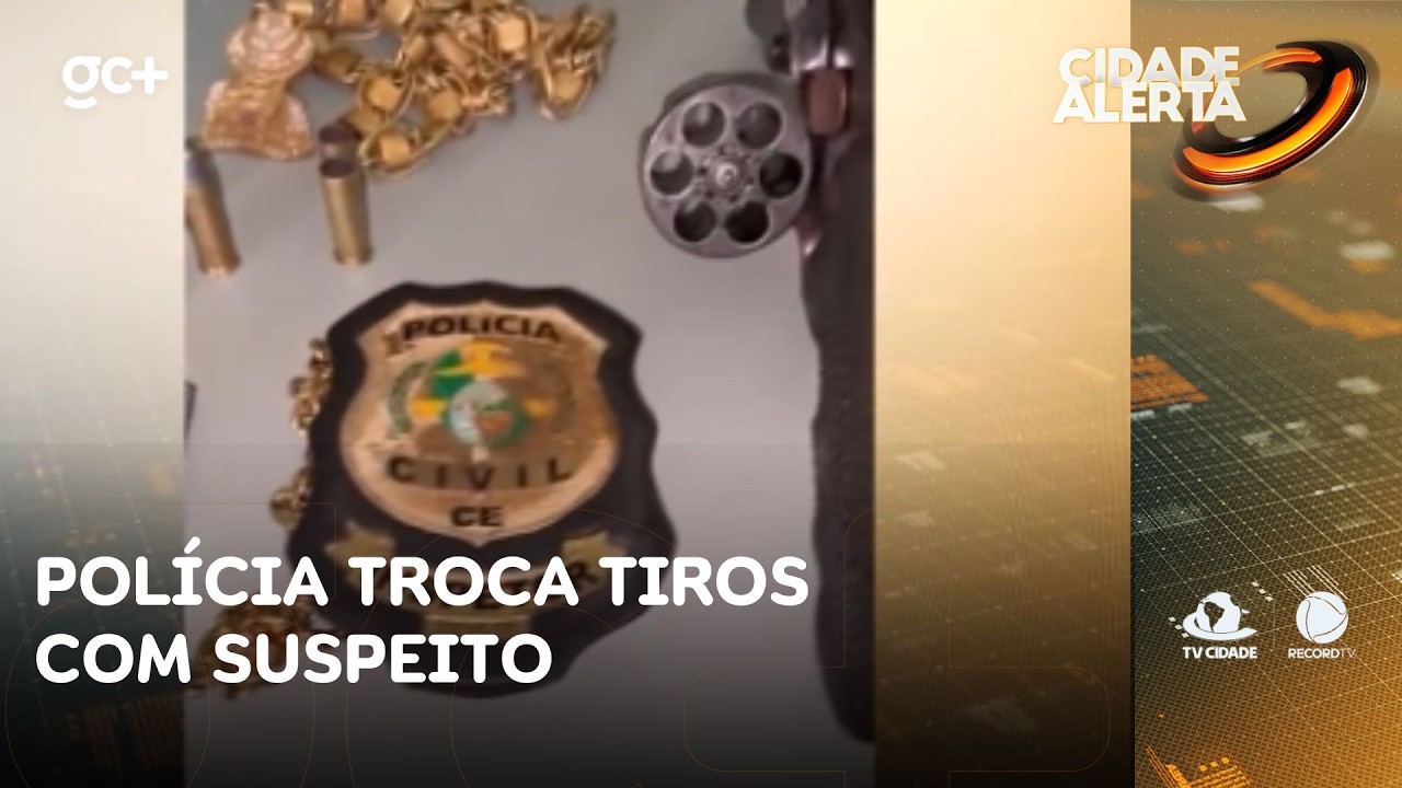 Polícia troca tiros com suspeito que se preparava para fugir | Cidade Alerta CE
